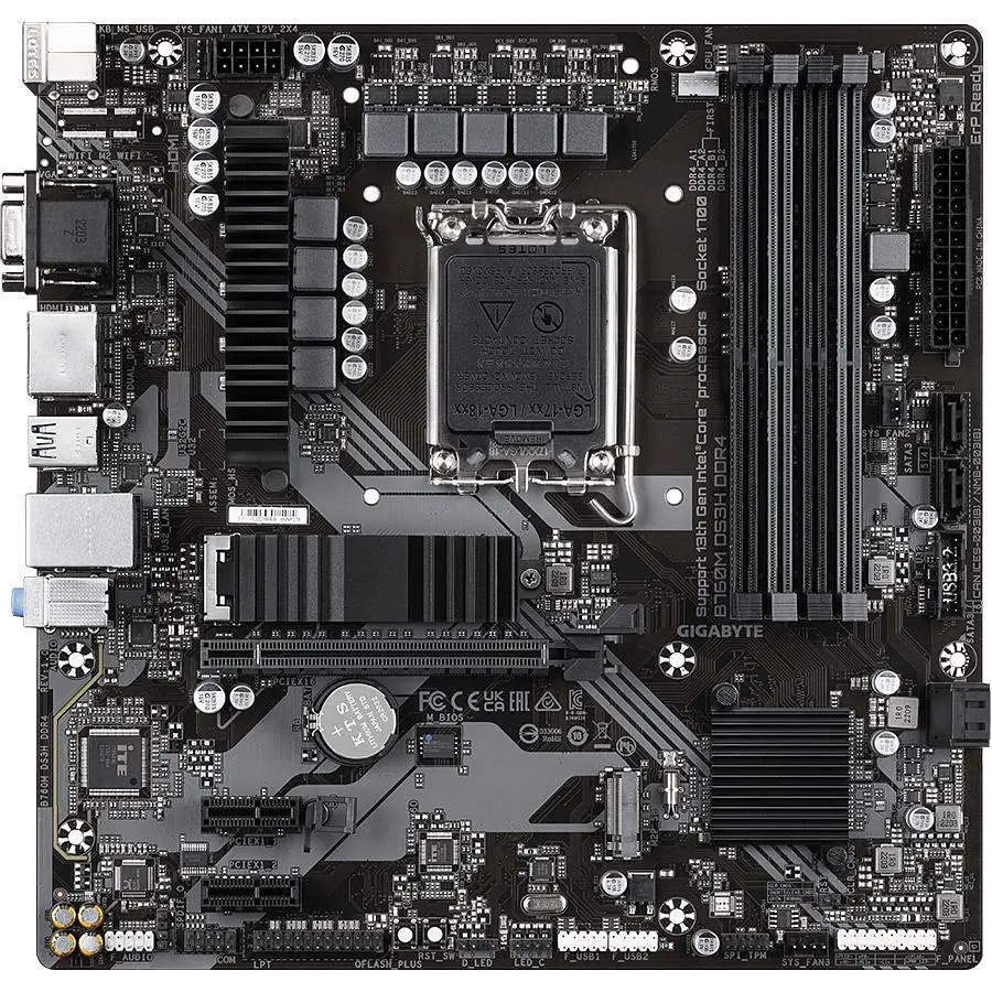 Материнська плата Gigabyte B760M DS3H DDR4 [146924] - фото 2