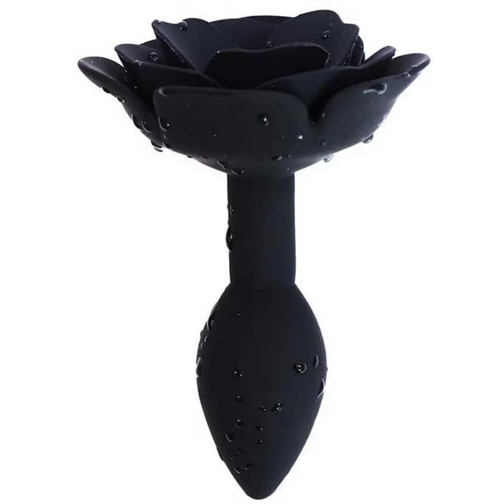 Анальна пробка Passion Троянда силіконова розмір S (4821002030262) - фото 2