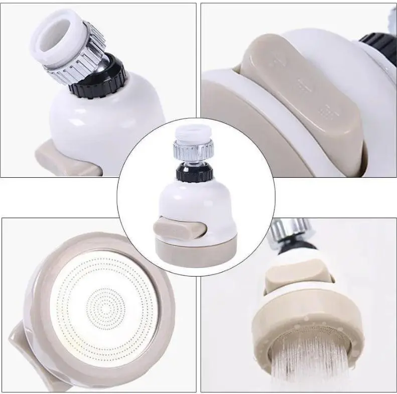 Водозберігальна насадка Water Saver NEW на кран, аератор обертання 360 градусів - фото 4