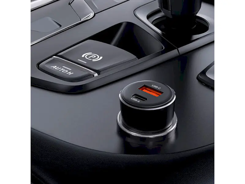 Автомобільний зарядний пристрій Acefast B12 60 W Black - фото 4