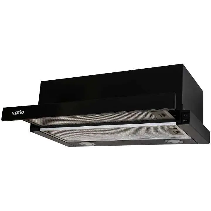 Вытяжка телескопическая Ventolux Garda 60 BK (900) LED - фото 6