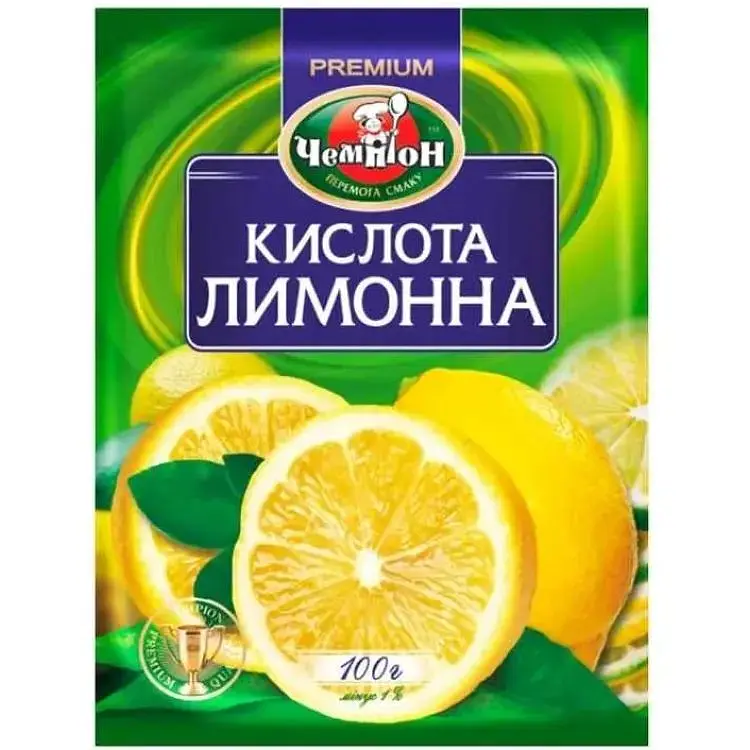 Лимонна кислота Чемпіон 100г