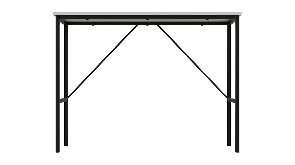 Стіл письмовий Line Тайм Ferrum-decor 750x1000x500 Чорний метал ДСП Біле 16 мм (FRD-104864) - фото 4