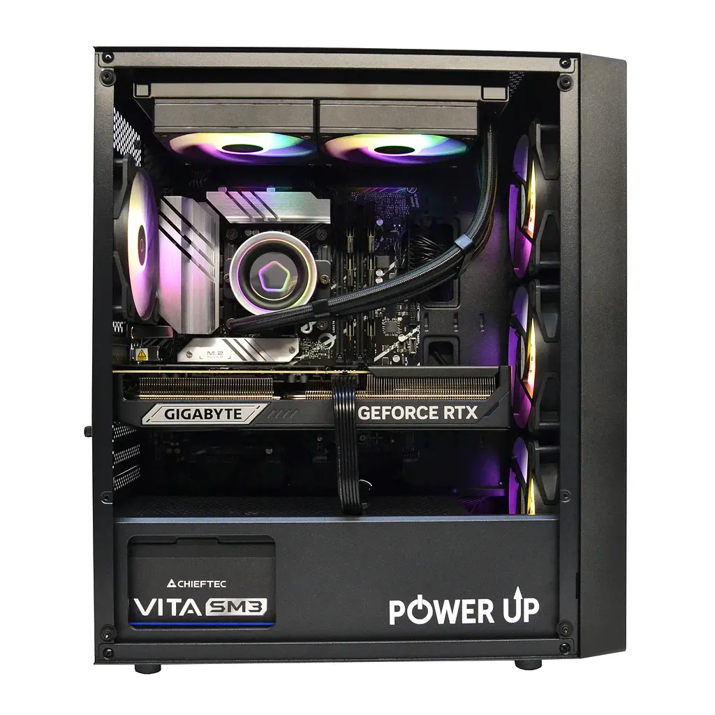 Ігровий комп'ютер Power Up GamePC TOP #176 Ryzen 5 7600/16 GB/SSD 512 Gb/GeForce RTX 3050 8 Gb - фото 2
