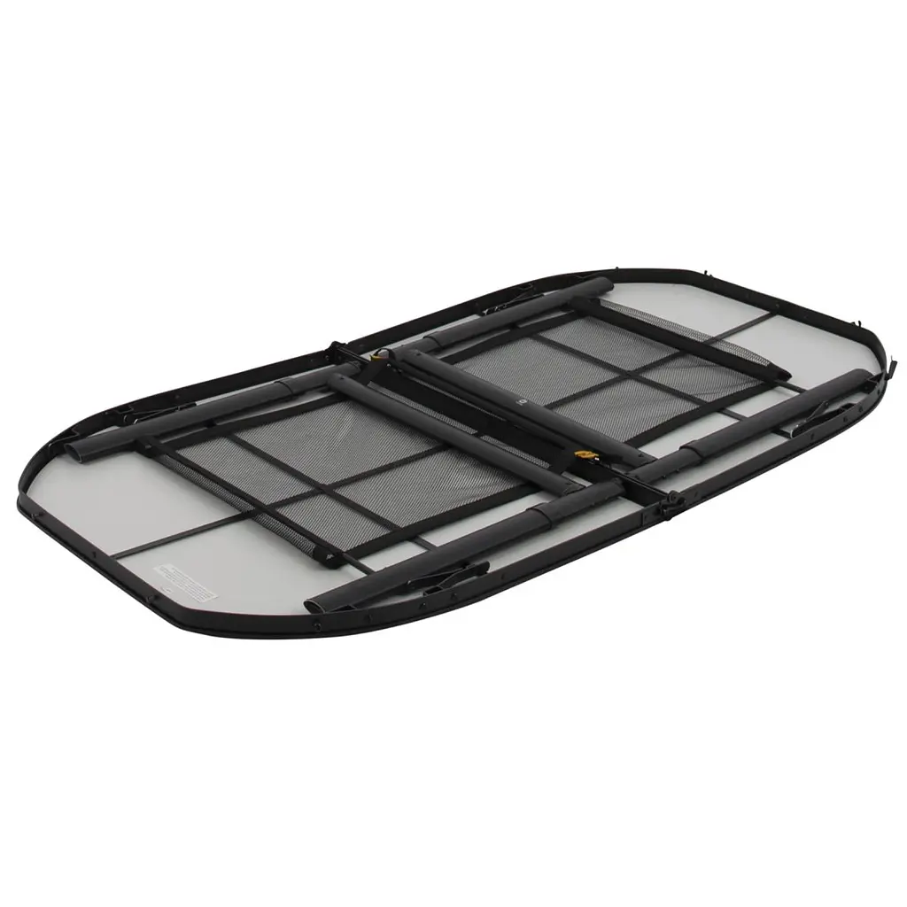 Стіл Bo-Camp Northgate Oval 150x80 cm Black/Grey (1404188) - фото 9