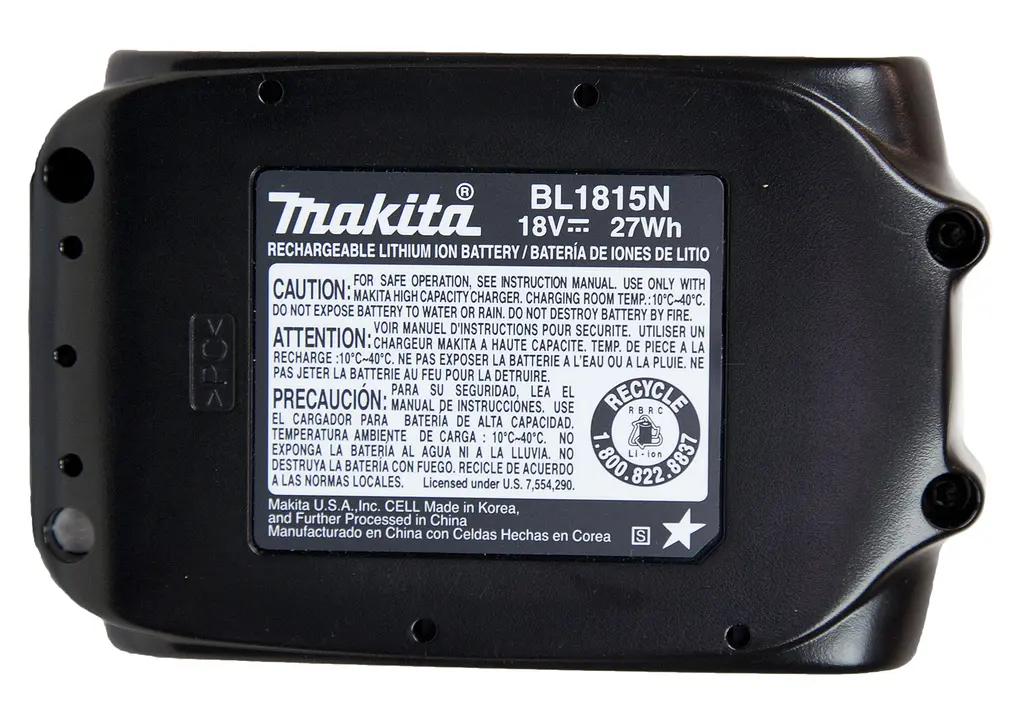 Набір акумуляторів BL1815N (2 шт) та зарядний пристрій для продукції Makita LXT (197136-5) - фото 4