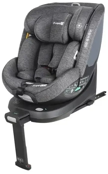 Автокресло FreeOn Lotus 360° I-Size 40-125 см Grey (86083) - фото 2