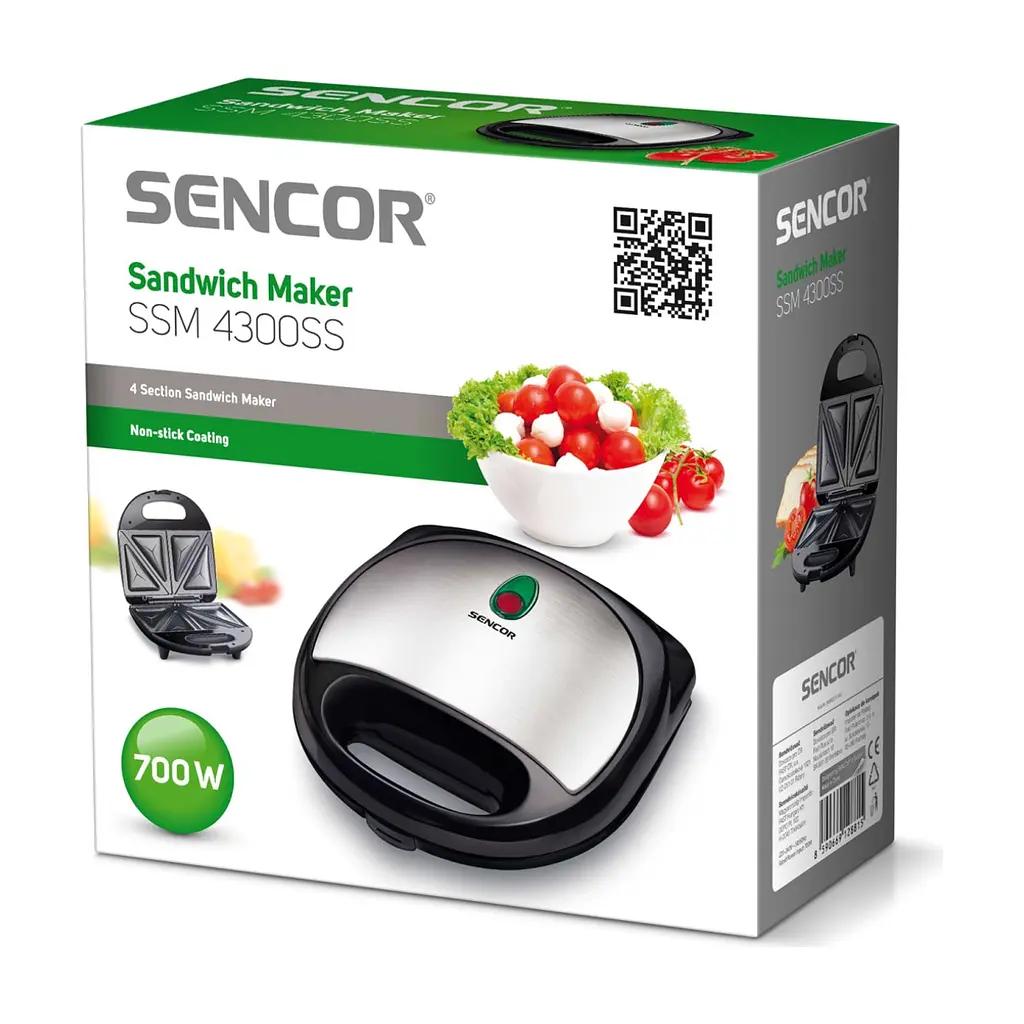Сендвічниця Sencor SSM 4300 SS (SSM4300SS) - фото 8