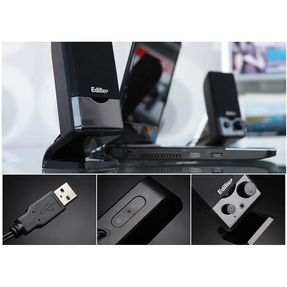 Компьютерная акустика 2.0 Edifier M1250, 1.2W USB - фото 2