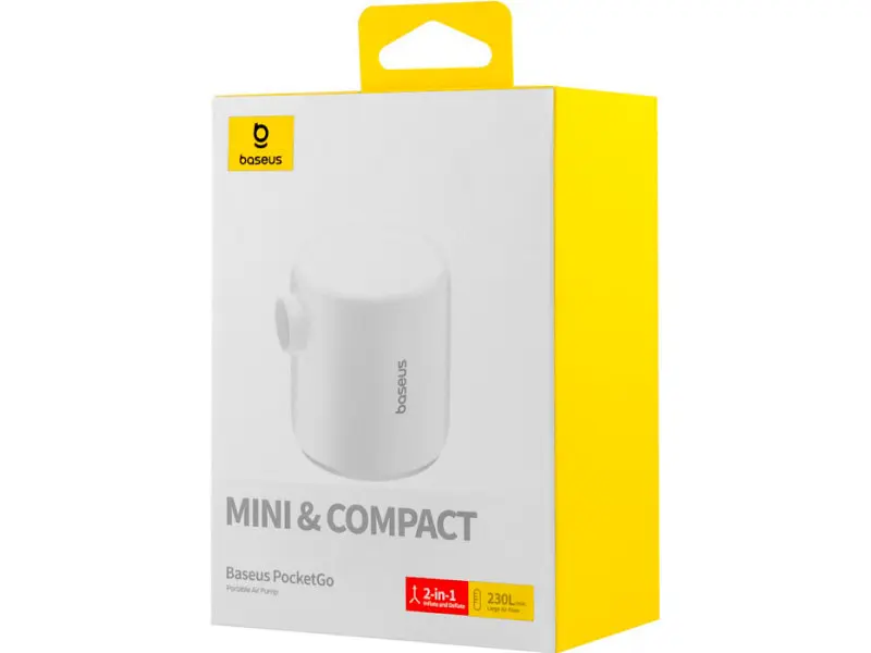 Електричний насос BASEUS PocketGo Portable Air Pump (C11157700221-00) - фото 5