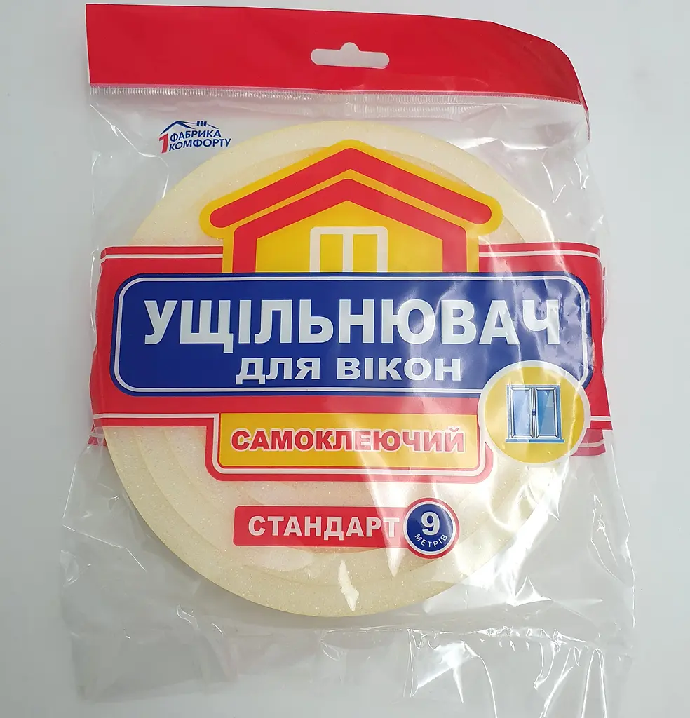 Самоклеючий паролоновий ущільнювач для вікон та дверей 8 мм х 9 м, товщина - 10 мм UKC 1 шт. - фото 7