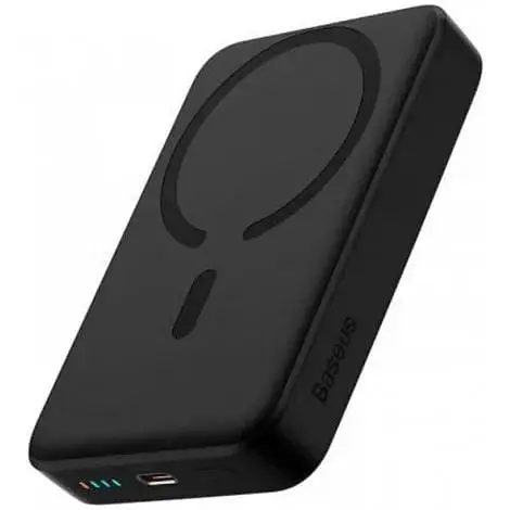 Магнитный беспроводной аккумулятор Baseus Magnetic Mini wireless Fast Charging 10000 mAh PPCX110201 - фото 2