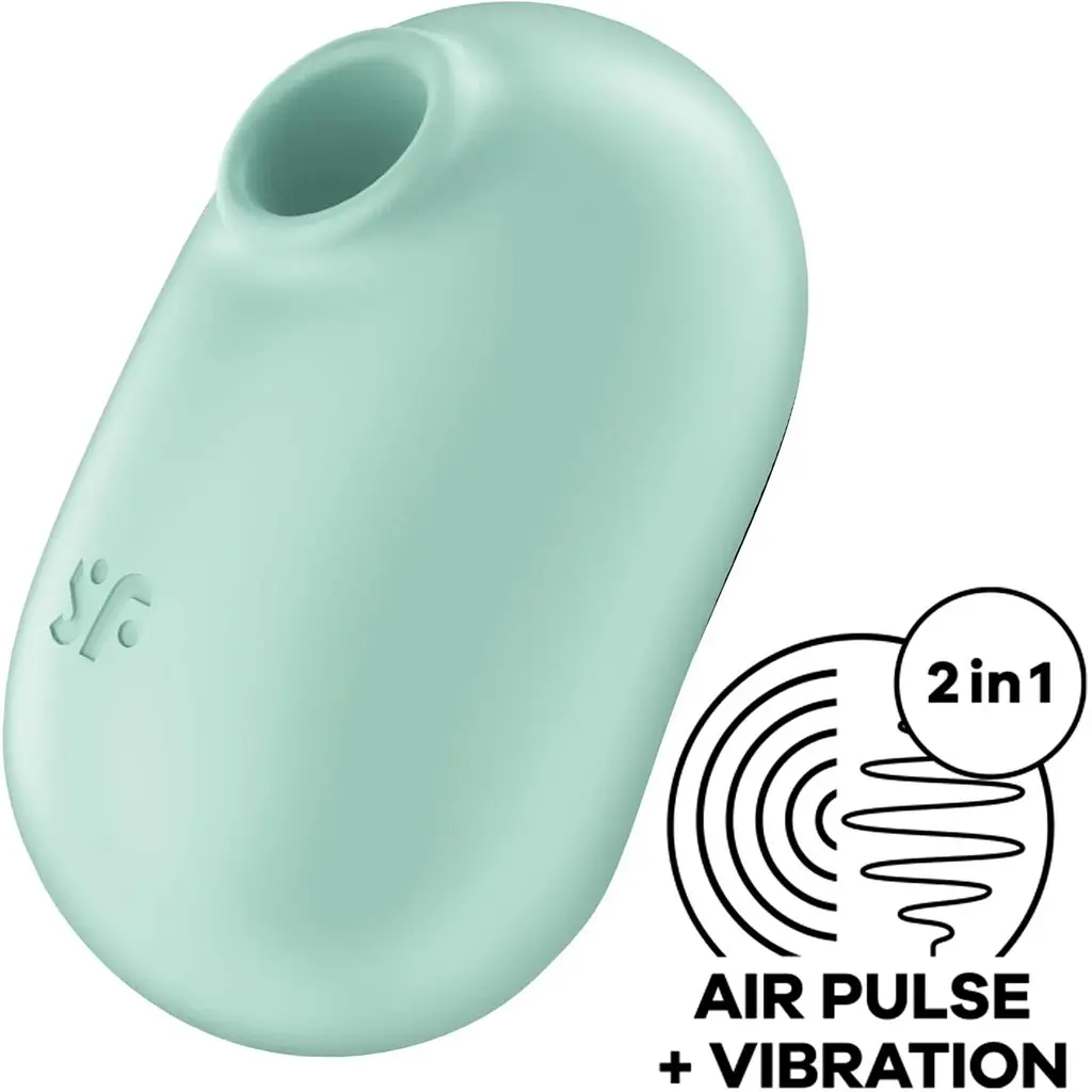 Вакуумний стимулятор із вібрацією Satisfyer Pro To Go 2 Mint - фото 2