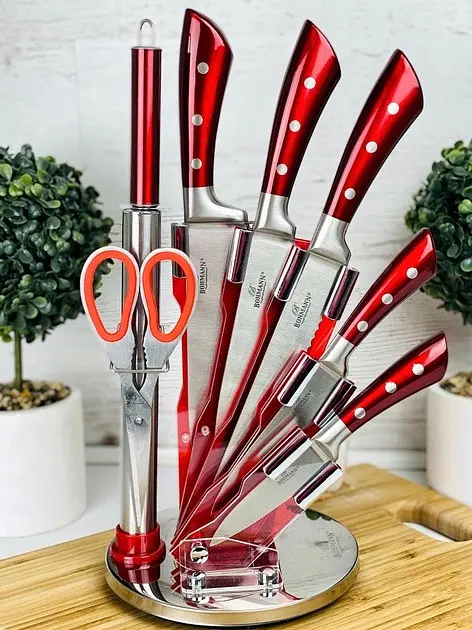 Набір ножів Bohmann BH 6020 red 8 предметів