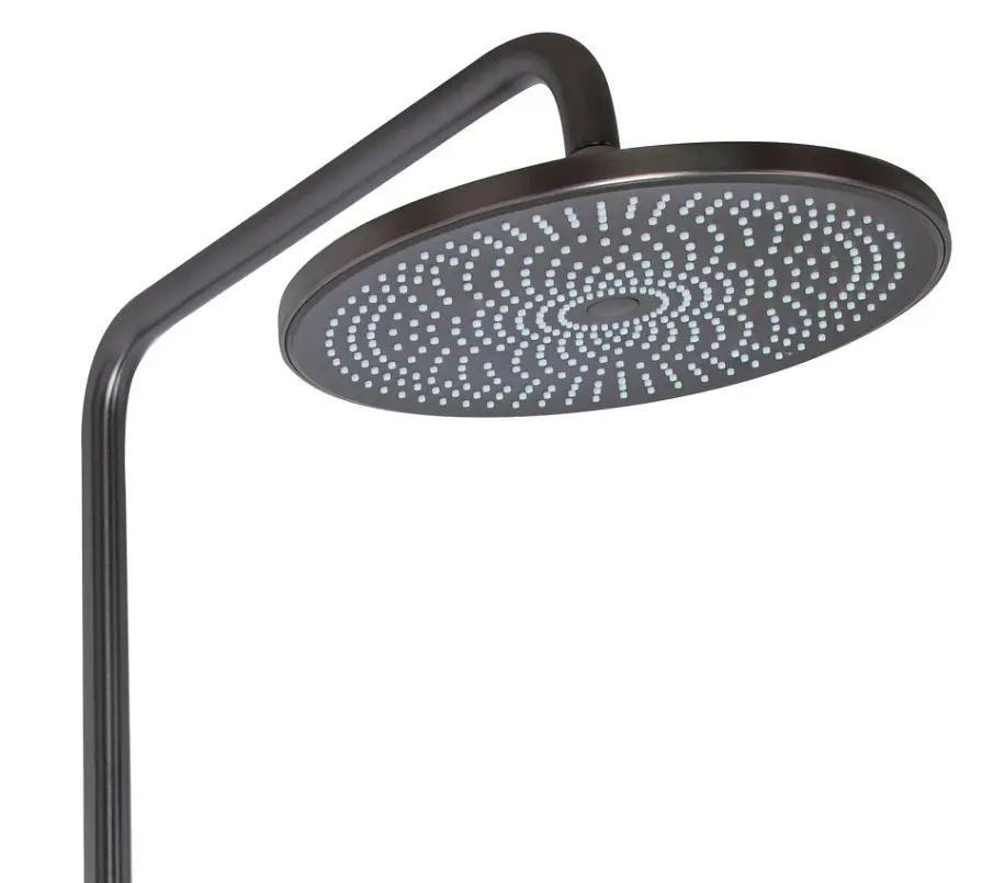 Душова система універсальна Qtap Slavonice Gunmetal Black PVD з виливом QTSLA111GMB45905 - фото 4