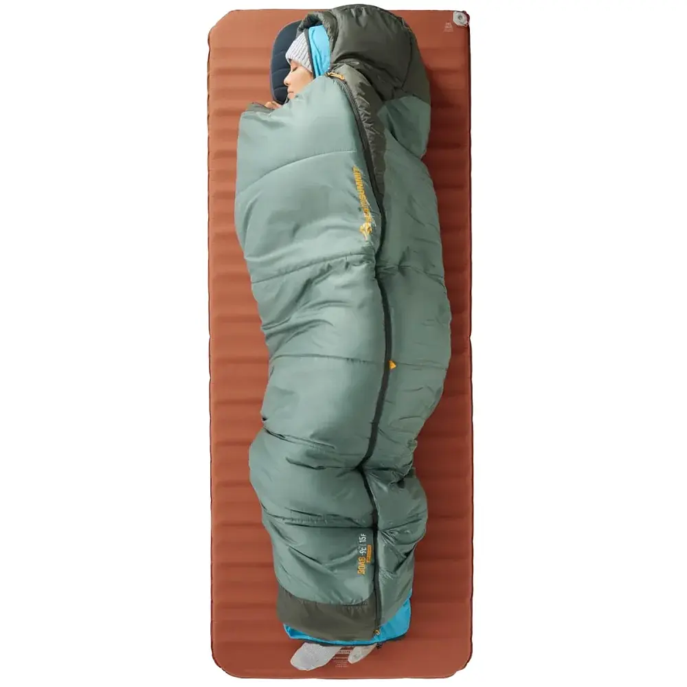 Спальний мішок Sea To Summit Boab -9C Regular Wide Laurel wreath green - фото 7