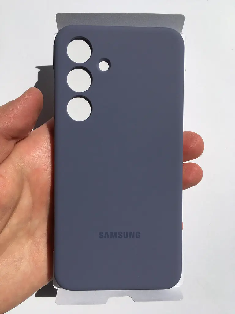 Оригінальний силіконовий чохол для Samsung Galaxy S24 Plus (S926) Silicone Case Violet EF-PS926TVEGWW - фото 5
