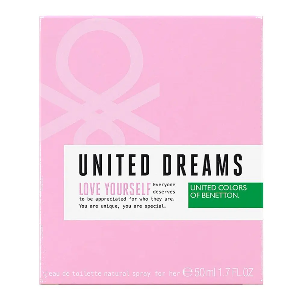 Туалетна вода United Colors of Benetton United Dreams Love Yourself, 50 мл (65159086) - фото 3