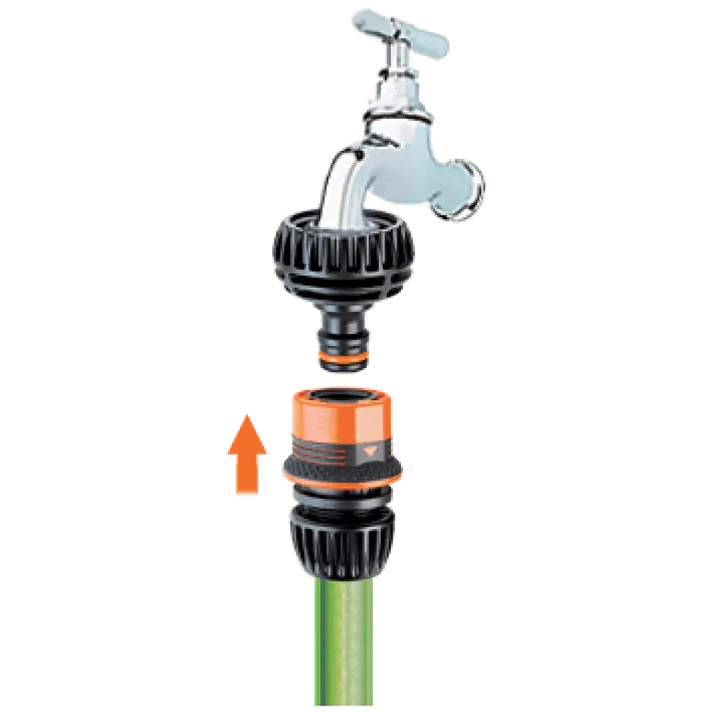 Адаптер для конектора для поливального шлангу Claber Ergogrip 3/4"-1"В - фото 3