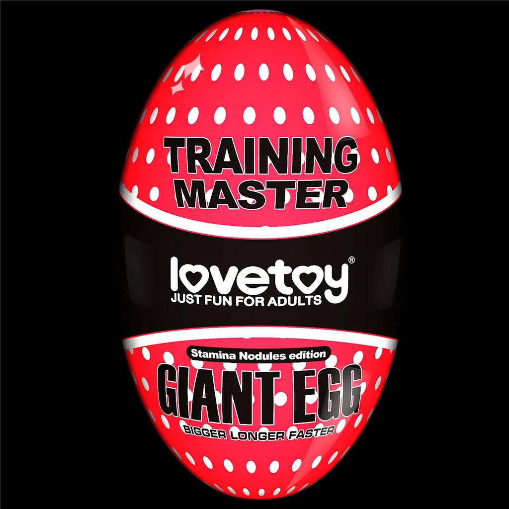 Мастурбатор яйцо Lovetoy Giant Egg Stamina Nodules Edition прозрачный - фото 3