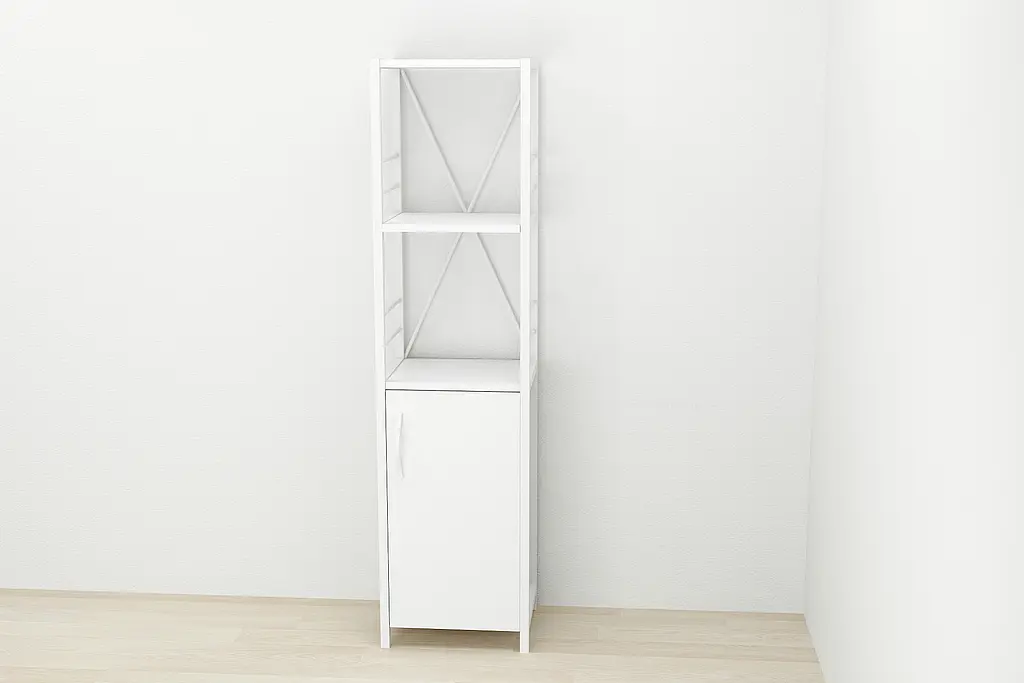 Етажерка 3/34 Ferrum-decor Серії Конект з тумбою 144x34x28 Білий ДСП (FRD-104428) - фото 2