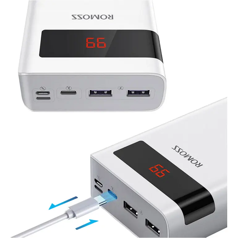 Внешний аккумулятор Romoss Sense 8PS Pro 30000mAh 30W White [PHP30-892-1133H] [120781] - фото 2