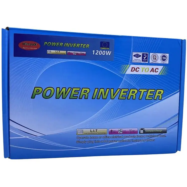 Перетворювач напруги Wimpex 1200 Вт XPRO WX-1200V (42762-WX 1200V_829) - фото 6