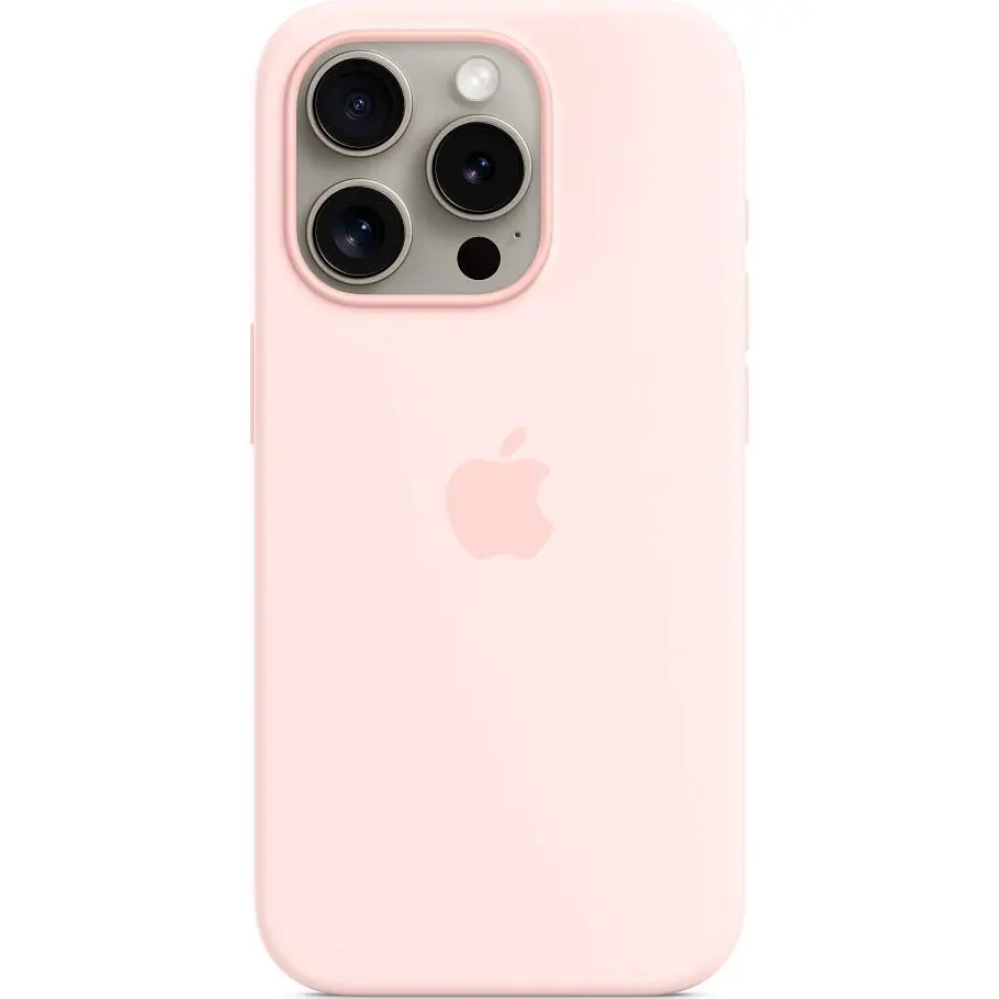 Чохол Apple Silicone Case with MagSafe для iPhone 15 Pro Light Pink (MT1F3ZM/A) [92954] - фото 4