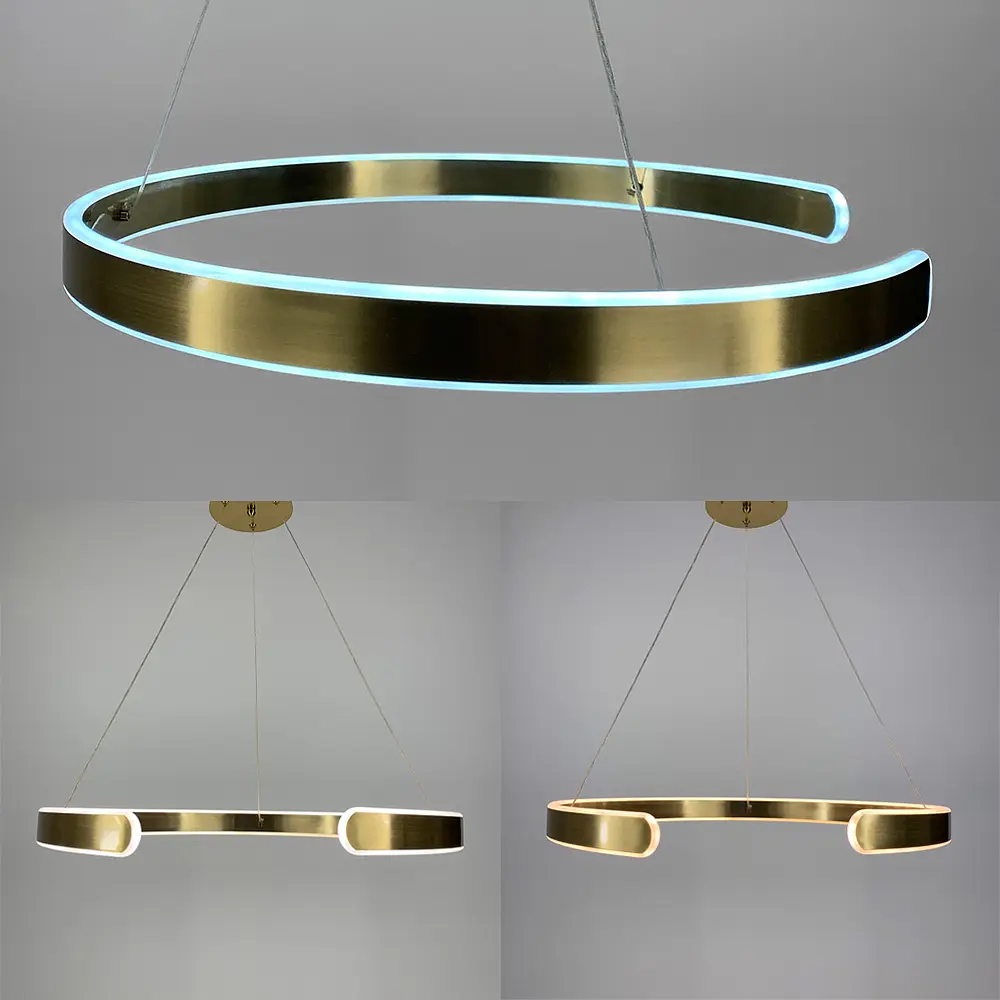 Подвесной светильник Spiral Rings в двух размерах Line.F Диаметр 80см - фото 11