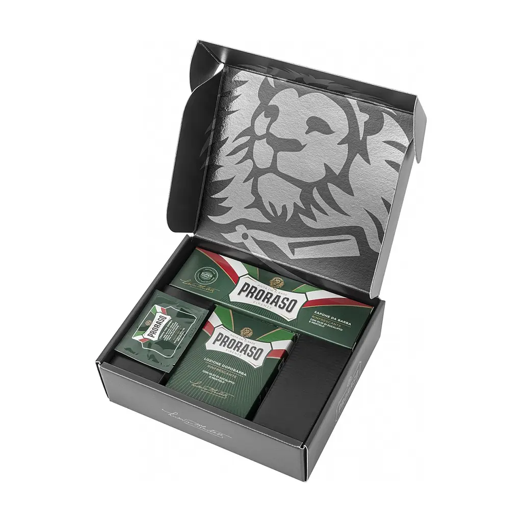 Набір косметики Proraso Green Classic Shaving Duo Крем 150 мл + Лосьйон 100 мл (8004395004751) - фото 2