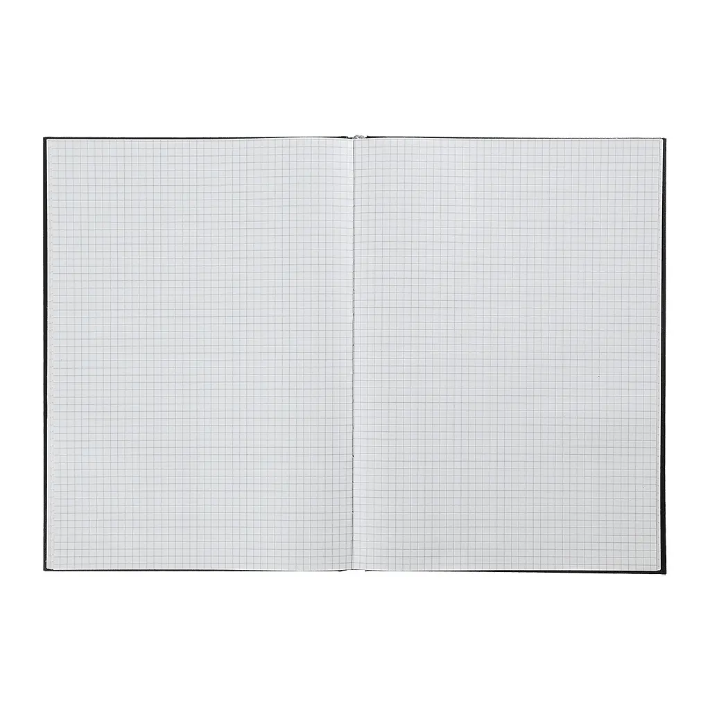 Канцелярська книга Buromax А4 OPTIMAL 200 аркушів, клітинка, чорний (BM.24419104-01) - фото 2