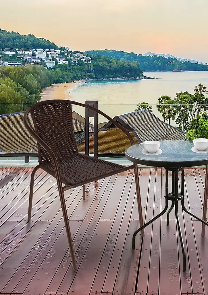 Садове крісло Jumi Bistro коричневий - фото 4