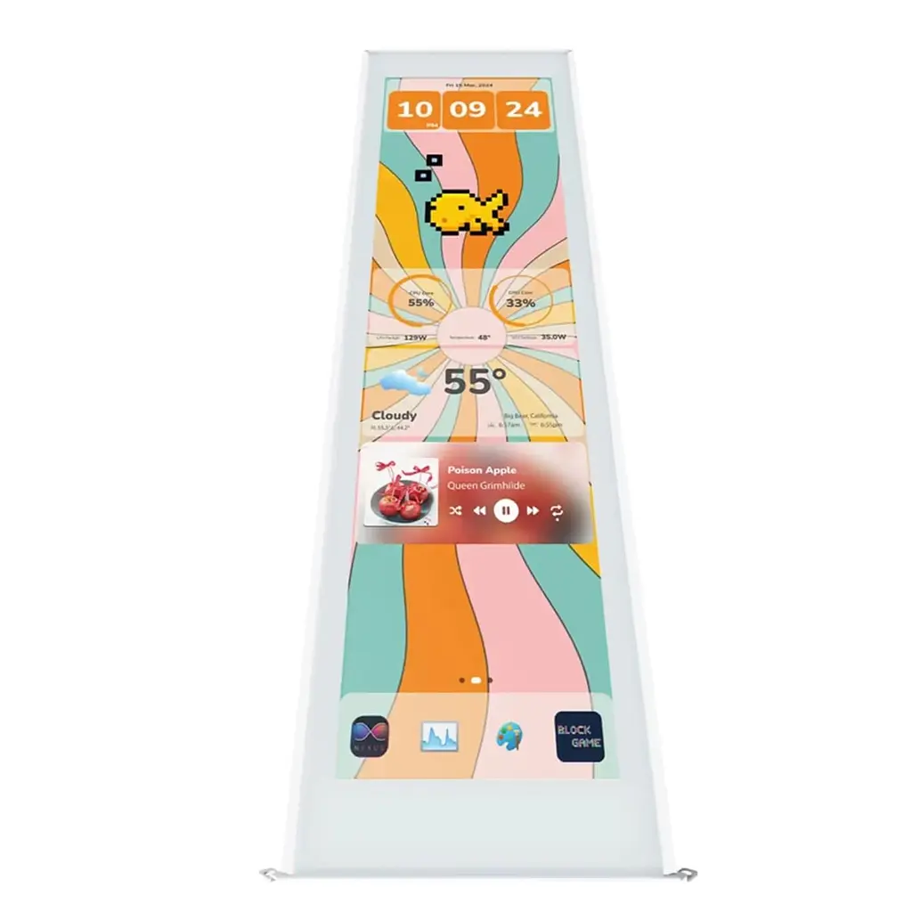 Дисплей Hyte Y70 touch infinite Display Upgrade White kit (ACC-HYTE-LK-Y7TTI-WW) - фото 2