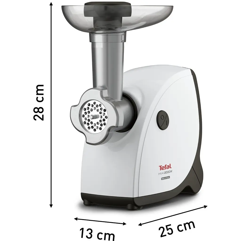 Мясорубка Tefal HV4, 2000 Вт бело-черная (NE463138) - фото 3