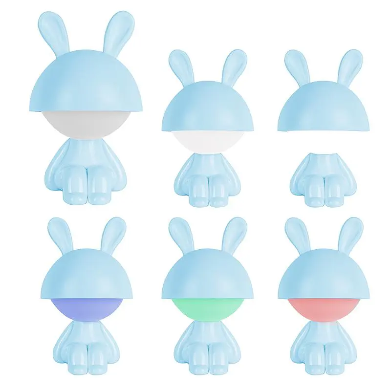 Світильник-нічник Kite LED з акумулятором Cute Bunny блакитний (K25-316-1-3) - фото 3