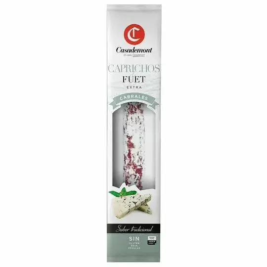 Ковбаса Casademont Fuet Extra mini з сиром 80 г