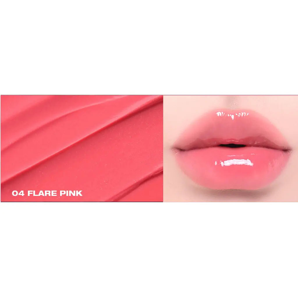 Блиск для губ Huemi Melting Glaze Lip Gloss 04 Відблиск рожевого 3.6 мл - фото 5