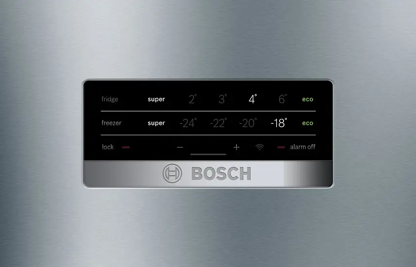 Холодильник із нижньою морозильною камерою Bosch KGN56VI30U нержавіюча сталь (KGN56VI30U) - фото 2