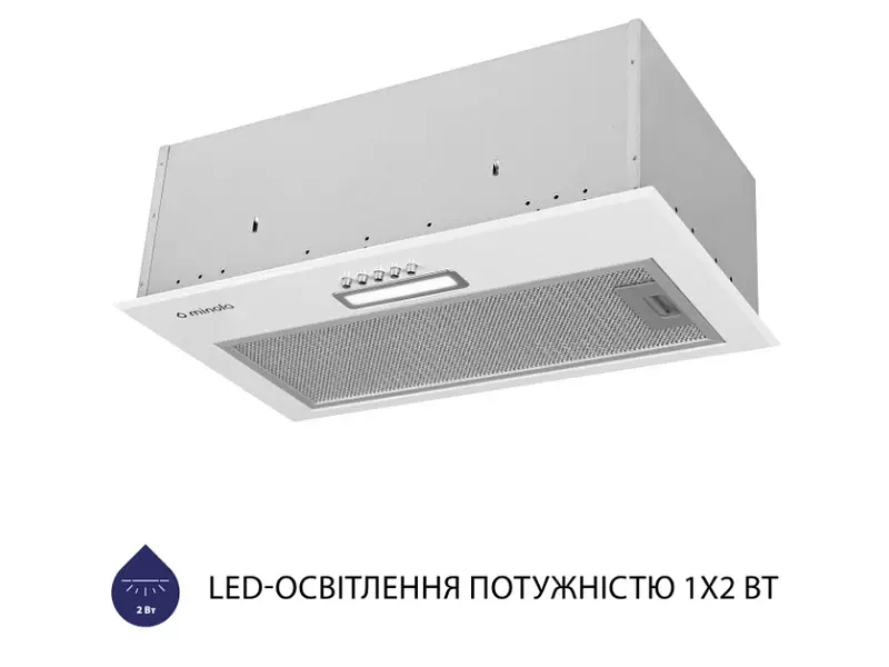 Витяжка Minola HBI 5614 WH 1000 LED - фото 3