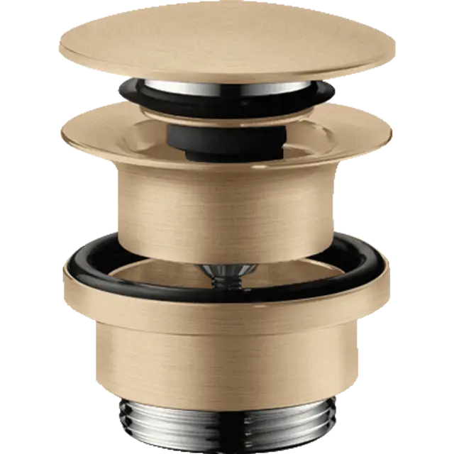 Злив-перелив Hansgrohe Push-Open brushed bronze 50100140