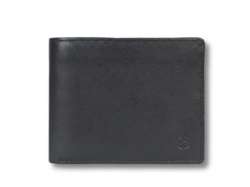 Чоловіче портмоне натуральна шкіра Cortina 5053 nero Чорне 12х9, 5х2, 5 см TONY PEROTTI acs0032383