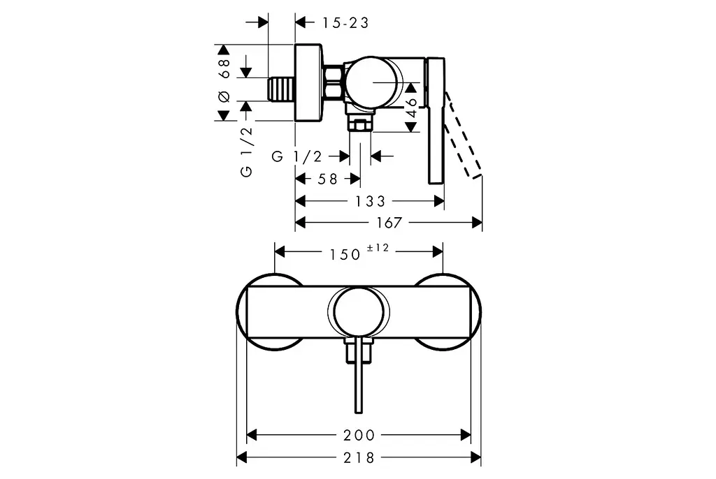 Змішувач для душу Hansgrohe Zesis S chrome 74621000 - фото 2