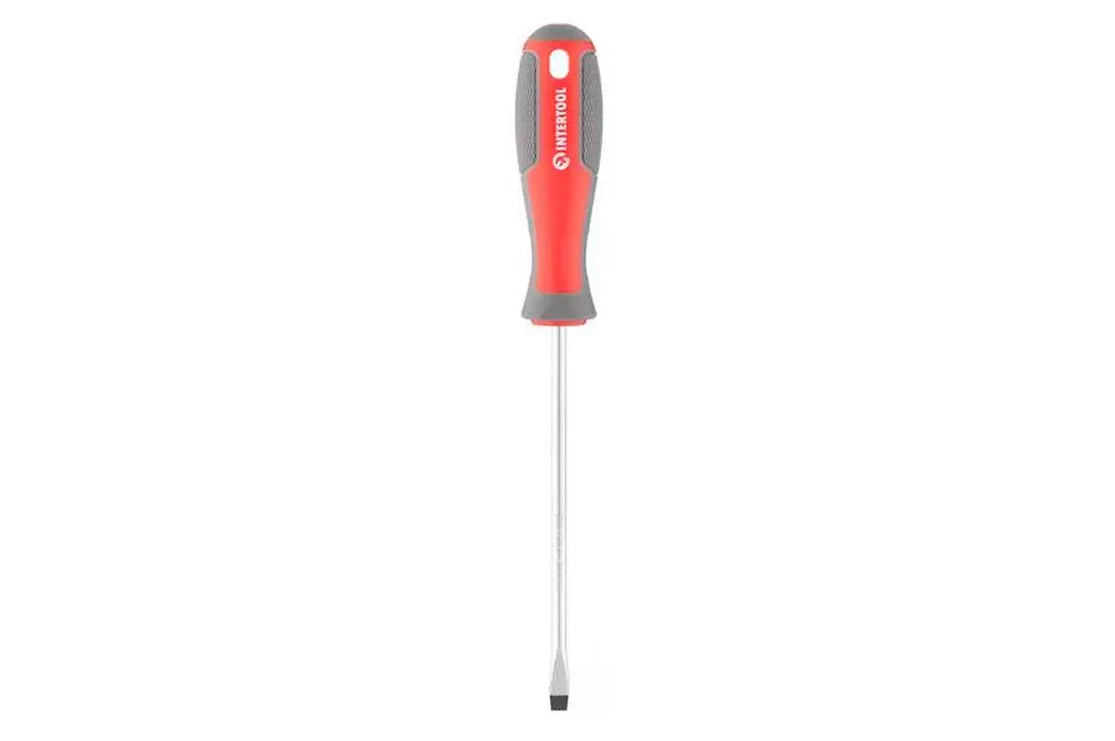 Отвертка плоская шлицевая Intertool SL5 x 125 мм Pro VT-3307 - фото 3