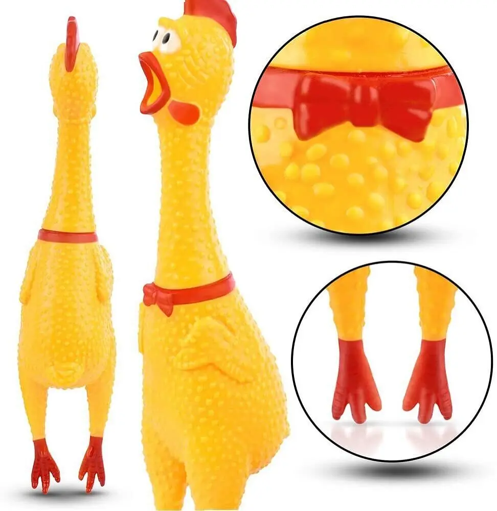 Іграшка для жування Squeeze Chicken для собак - фото 3