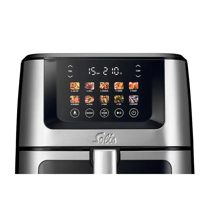 Мультипіч (аерогриль) Solis Air Fry & Dry XL 7,5 л срібляста (97977) - фото 4