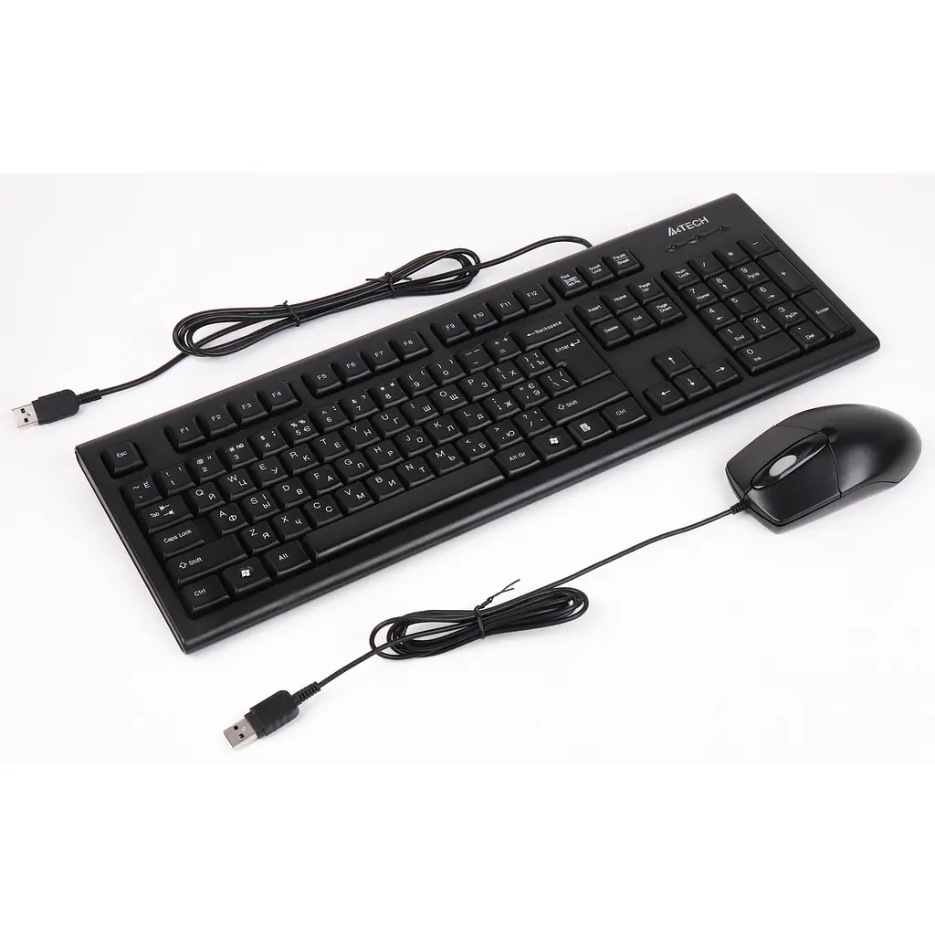 Клавіатура+миша A4tech KR-8372 (Black) - фото 3