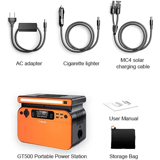 Зарядная станция CTECHi GT500 500W 518Wh [103872] - фото 5