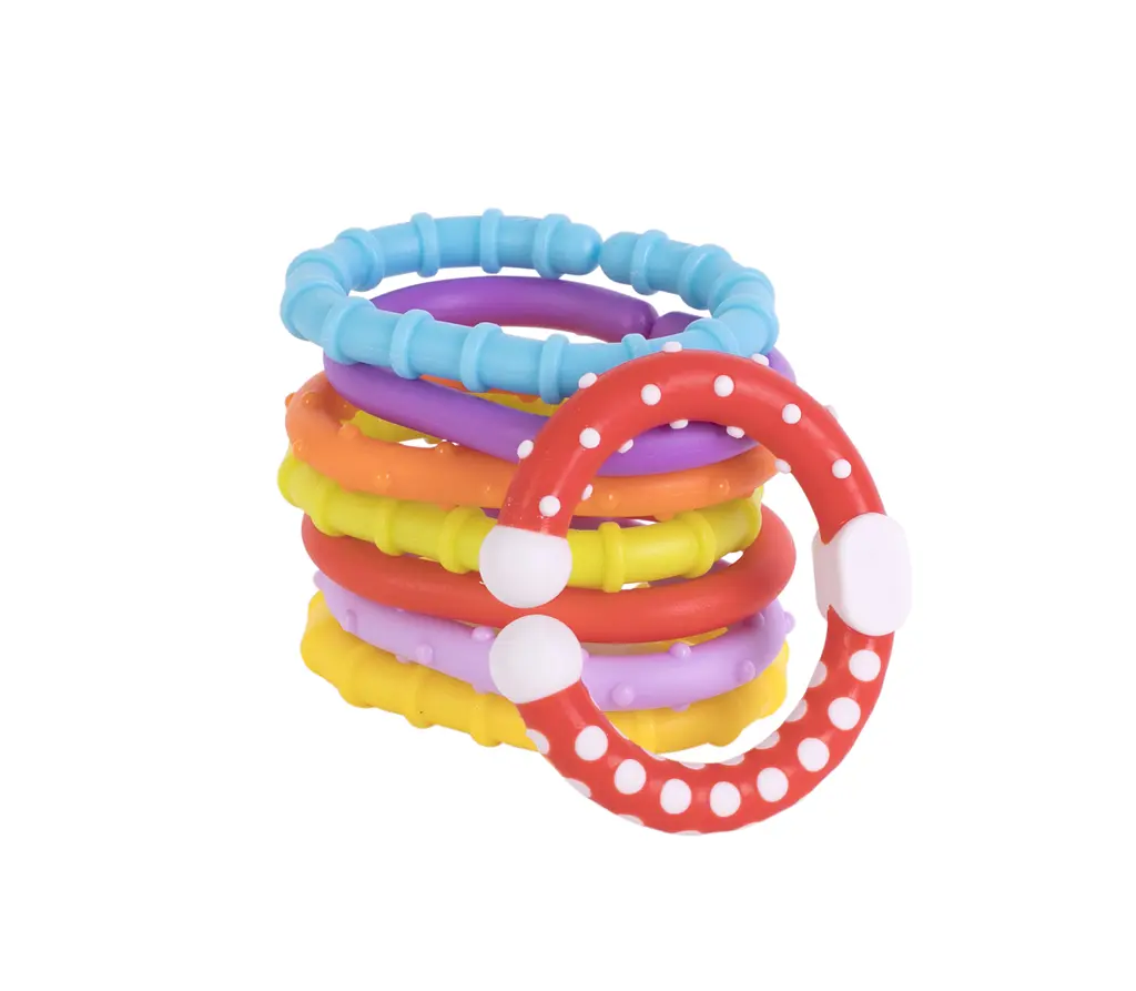 Игровой набор Baby Team Веселые колечки, 8 шт. (8860) - фото 2