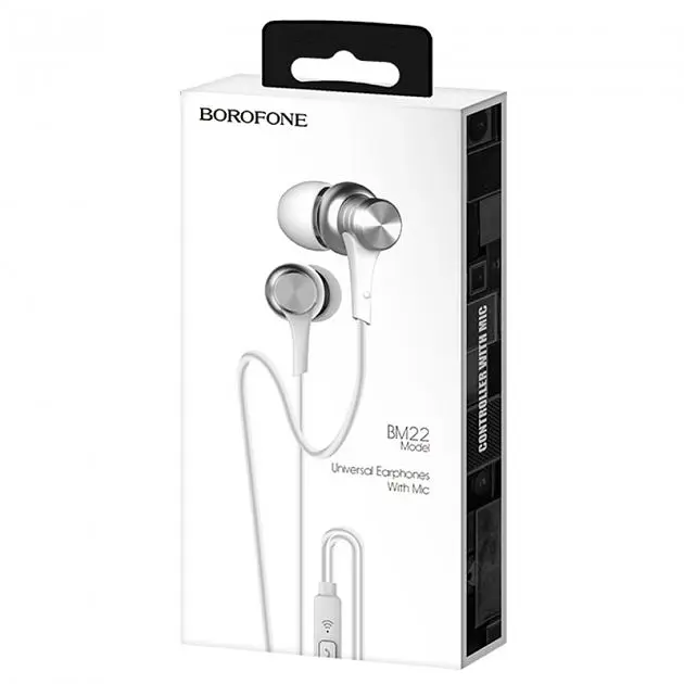 Наушники Borofone BM22 Стальной - фото 3