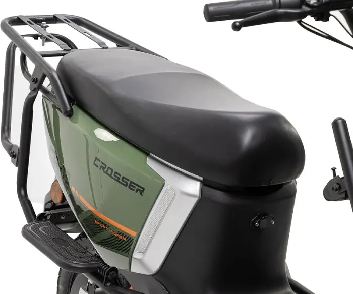 Электроскутер Двухместный Crosser CR13 (2000W, Графеновая батарея 72V/24Ah) Зеленый - фото 12
